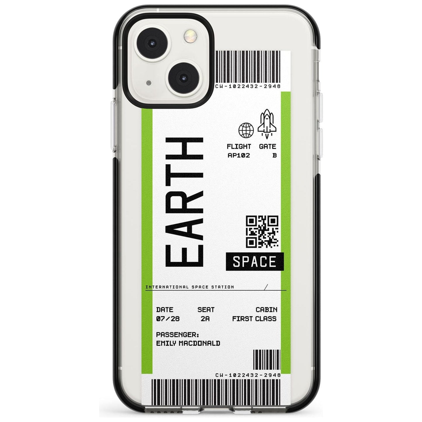 Personalised Earth Travel Ticket