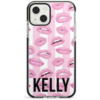 Personalised Pink Stripes & Lips