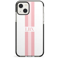Personalised Minimal Pink Stripe