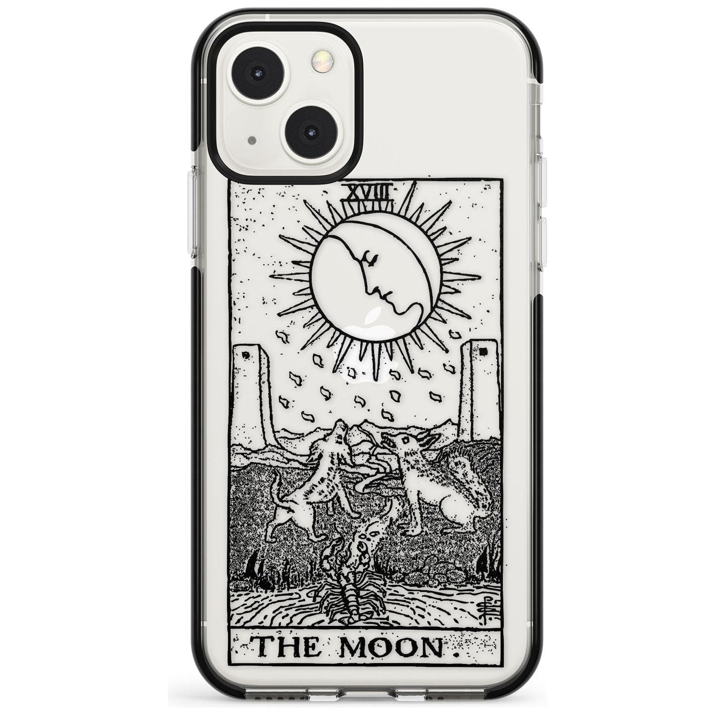 Personalised The Moon Tarot Card (Clear)