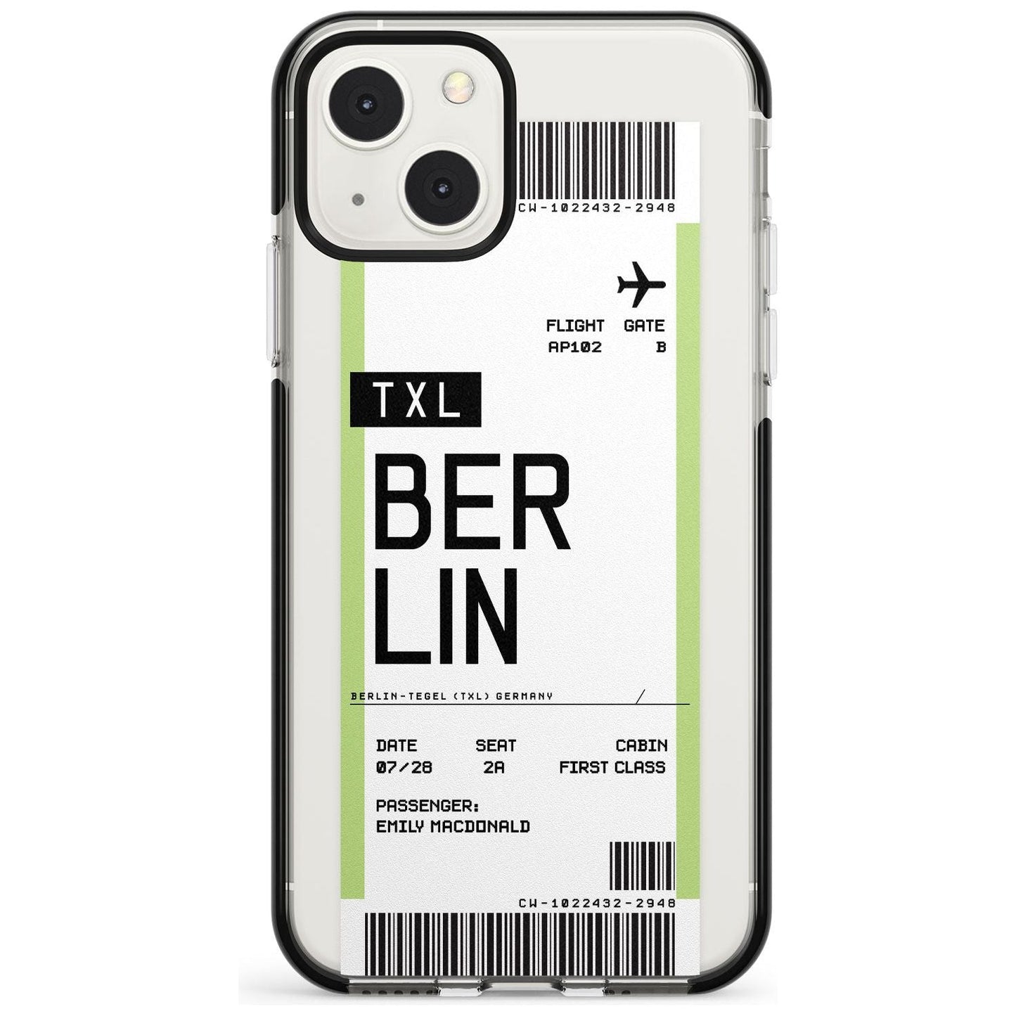 Personalised Berlin Boarding Pass