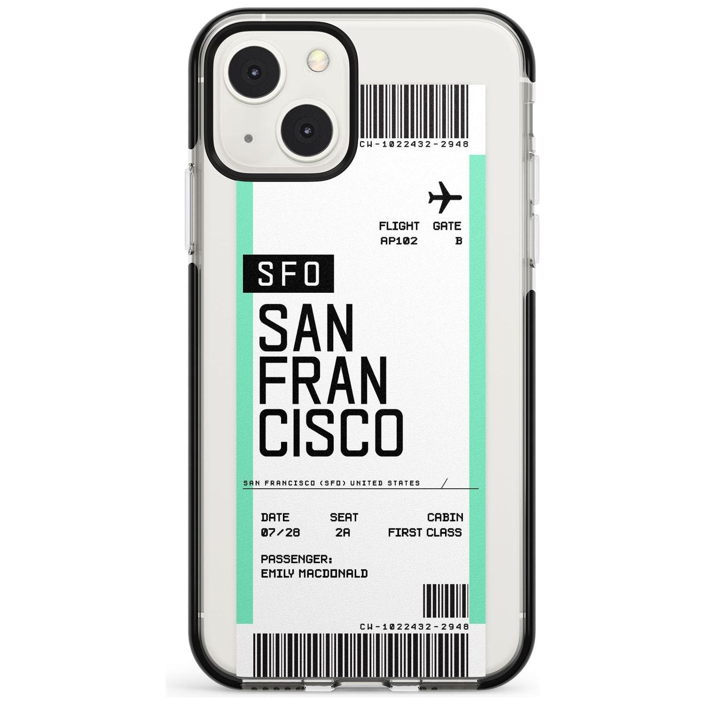 Personalised San Francisco Boarding Pass