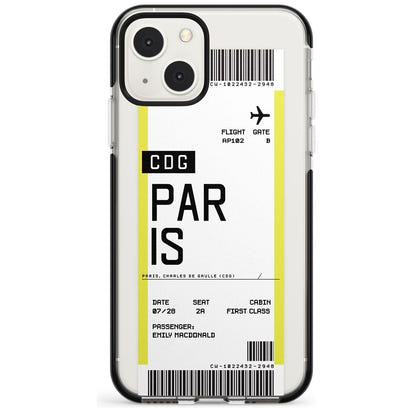 Personalised Paris Boarding Pass
