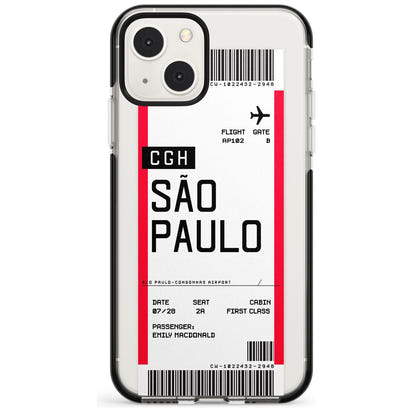 Personalisierte Bordkarte für São Paulo