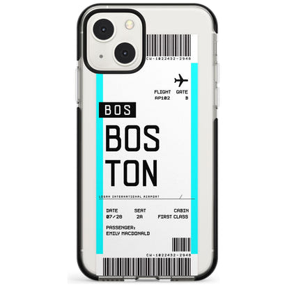 Personalised Boston Boarding Pass