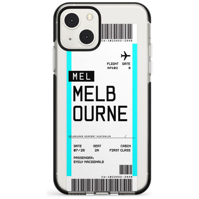 Personalised Melbourne Boarding Pass