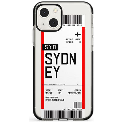 Personalised Sydney Boarding Pass
