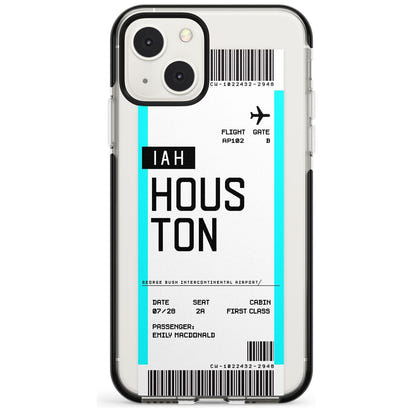 Personalised Houston Boarding Pass