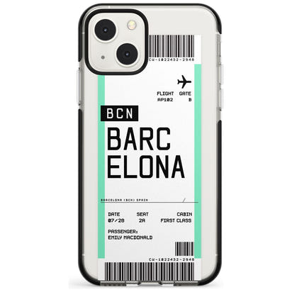 Personalised Barcelona Boarding Pass