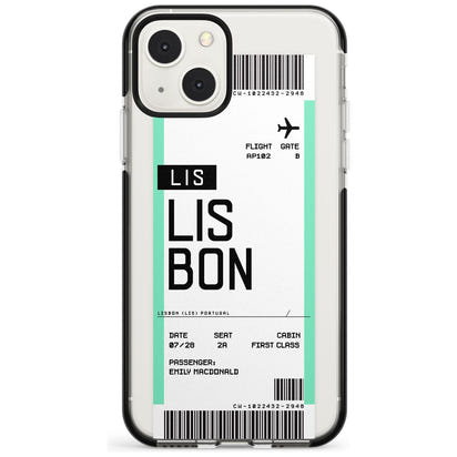 Personalised Lisbon Boarding Pass