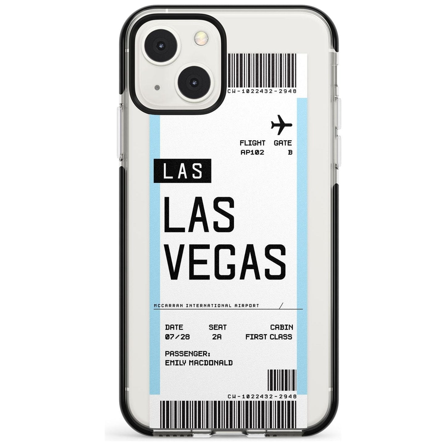 Personalised Las Vegas Boarding Pass
