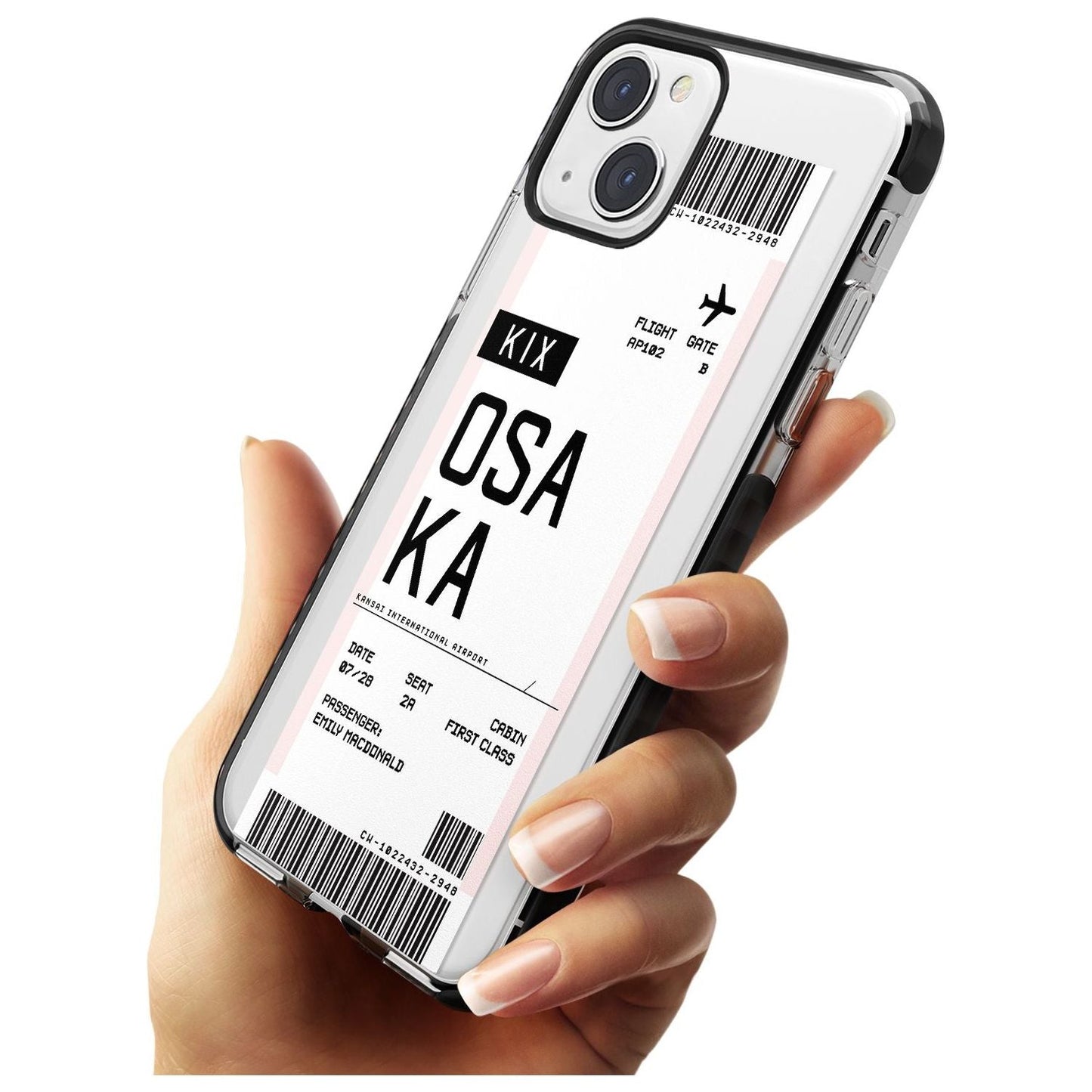 Personalised Osaka Boarding Pass