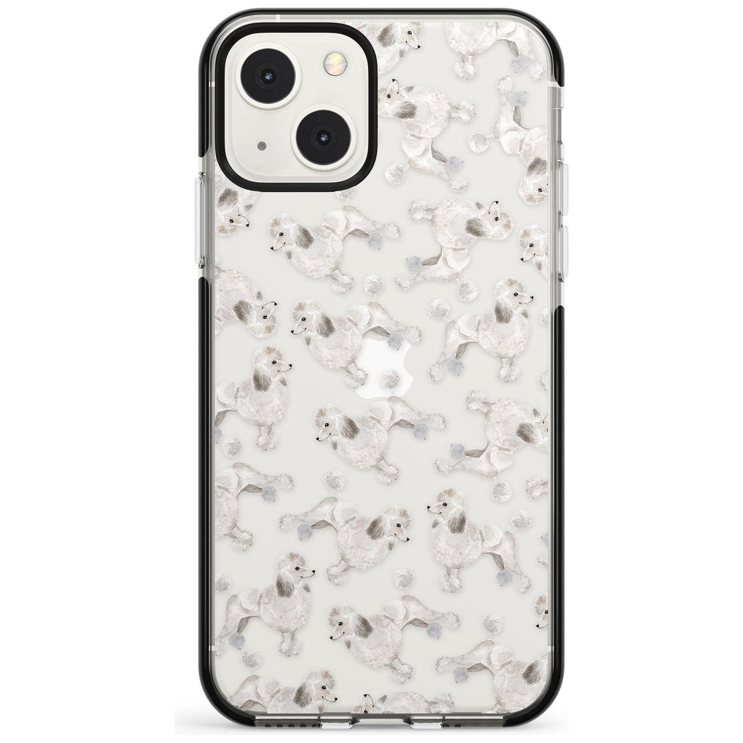 Pudel-Aquarellmuster