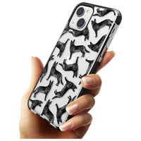 German Shepherd Pattern Black