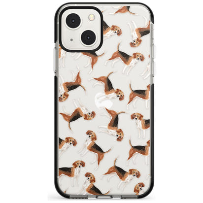 Beagle Watercolor Pattern