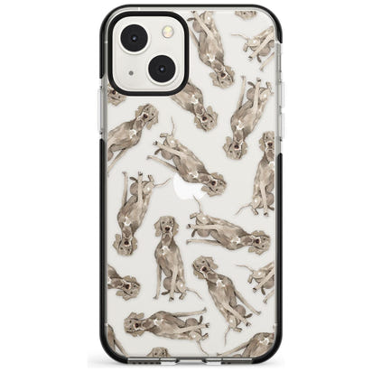 Weimaraner Watercolor Dog