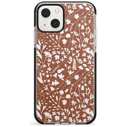 Bouquet de fleurs sauvages sur terre cuite