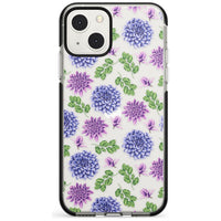 Purple Dahlias Floral