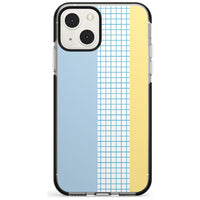 Abstract Grid Blue & Yellow