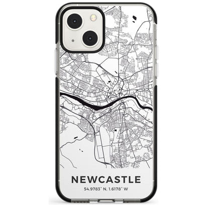 Stadtplan von Newcastle