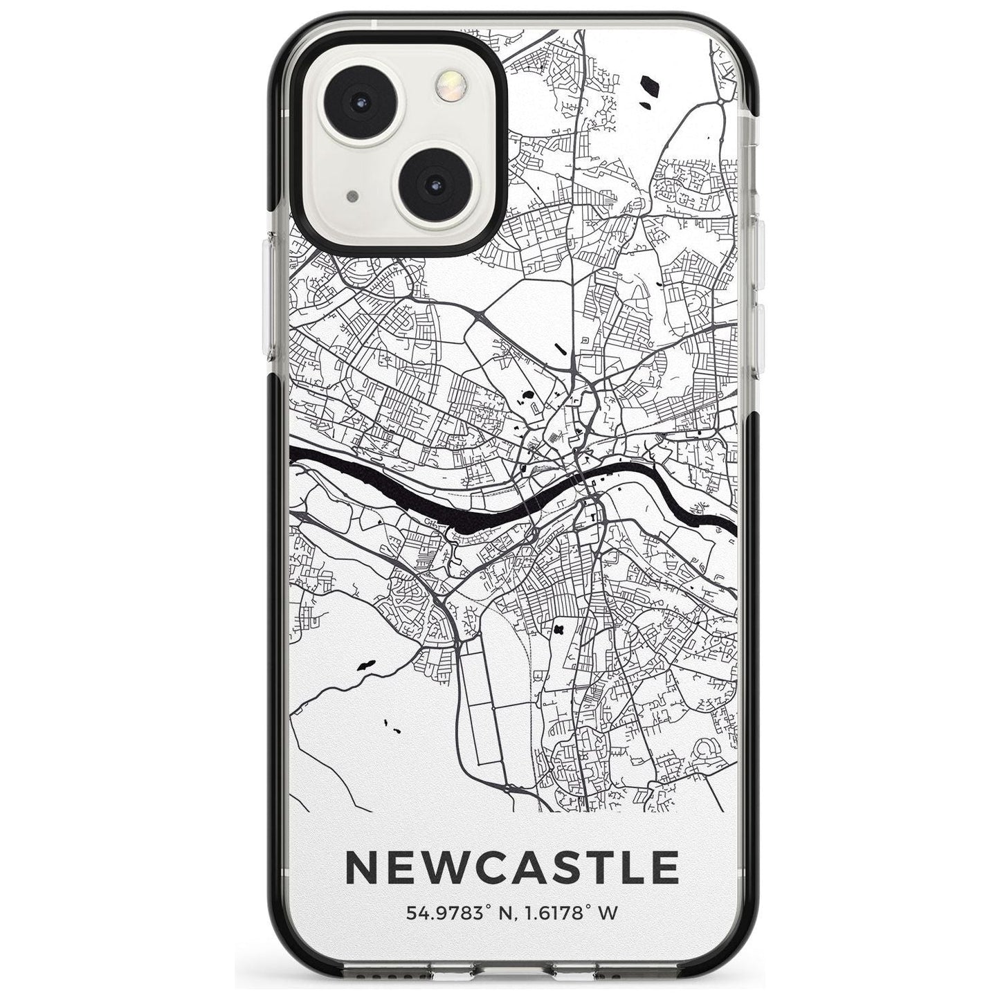 Stadtplan von Newcastle