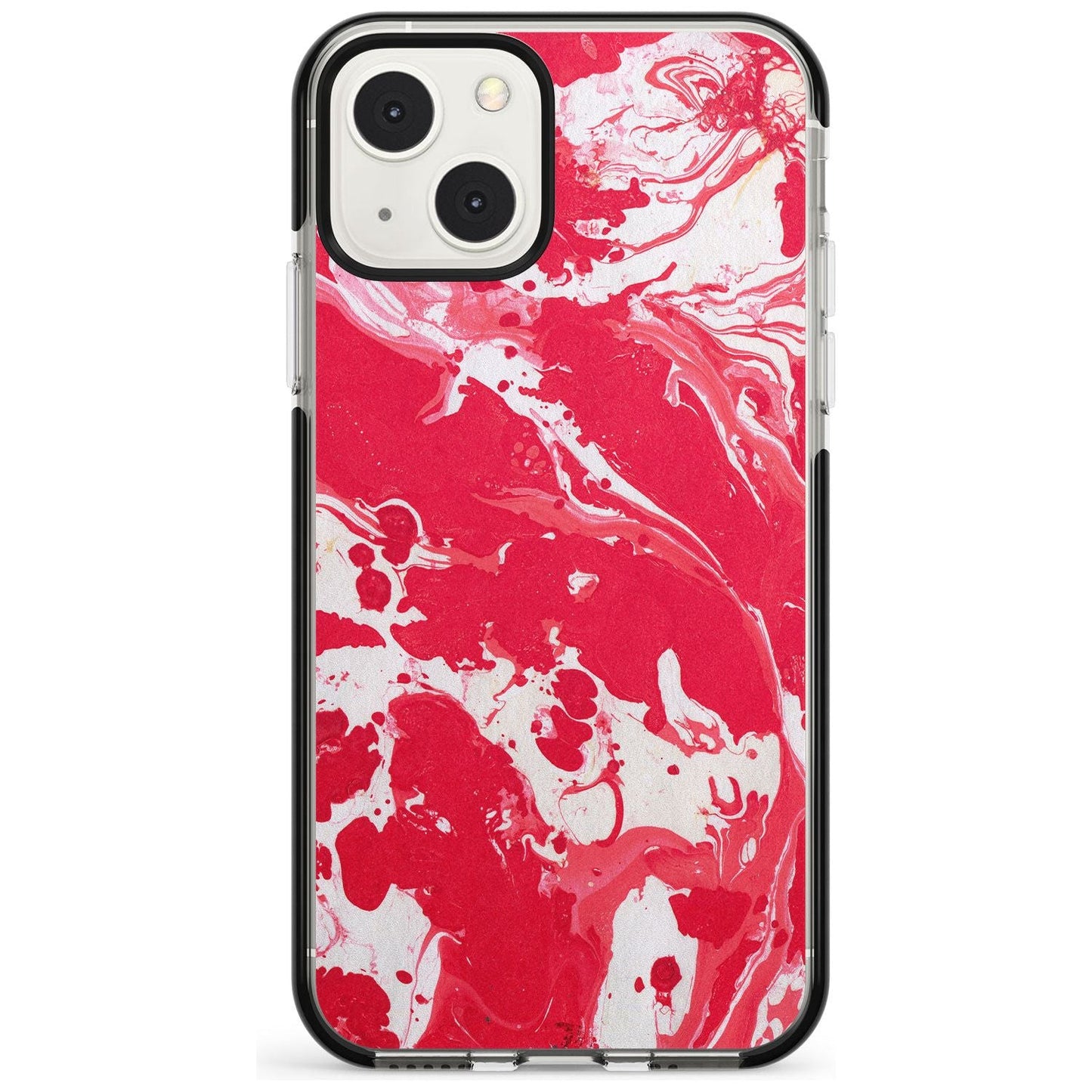 Red & White Marbled
