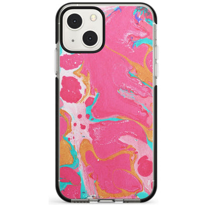 Vibrant Marbled Paper