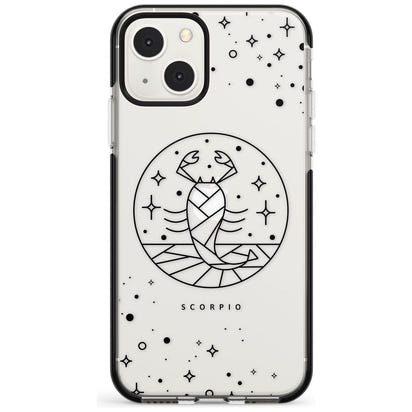 Emblème du Scorpion - Design Cosmique