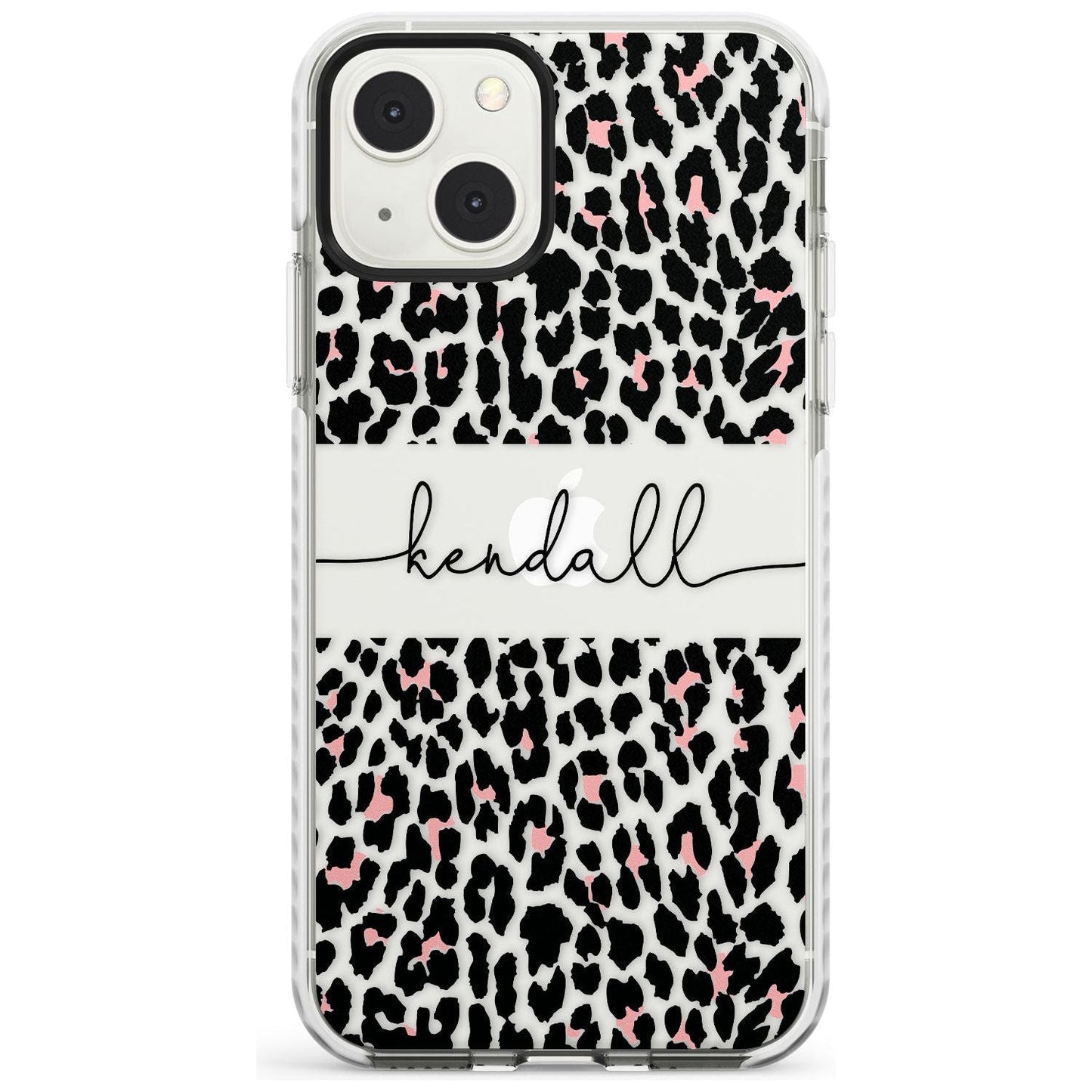 Personalised Cursive Leopard Spots