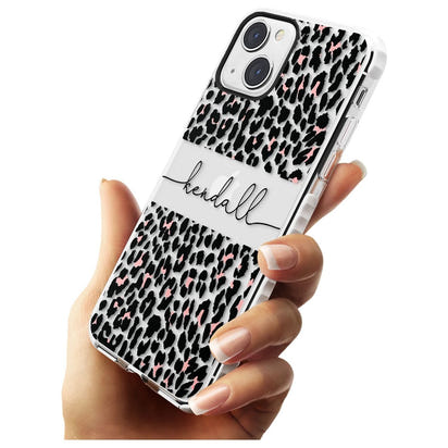 Personalised Cursive Leopard Spots