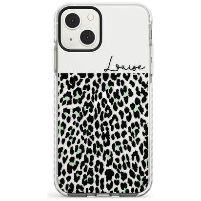 Personalised Seafoam Leopard