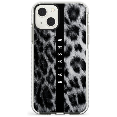 Personalised Snow Leopard Print