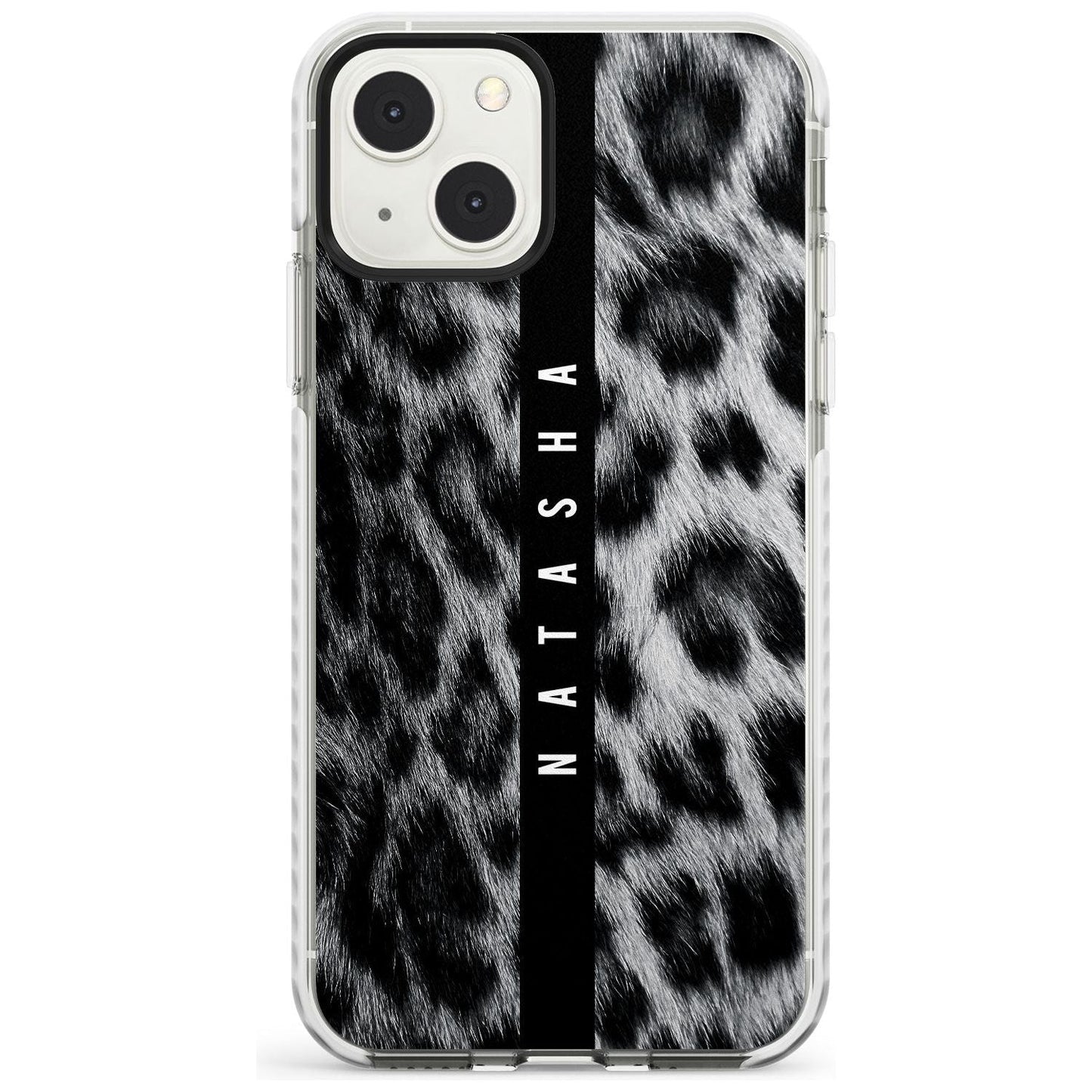 Personalised Snow Leopard Print