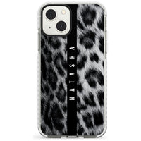Personalised Snow Leopard Print