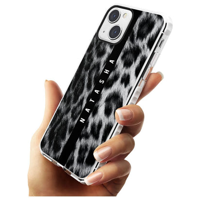 Personalised Snow Leopard Print