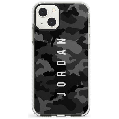Personalised Black Camouflage Name
