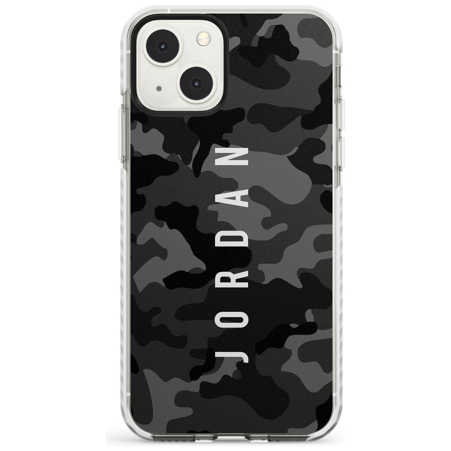 Personalised Black Camouflage Name