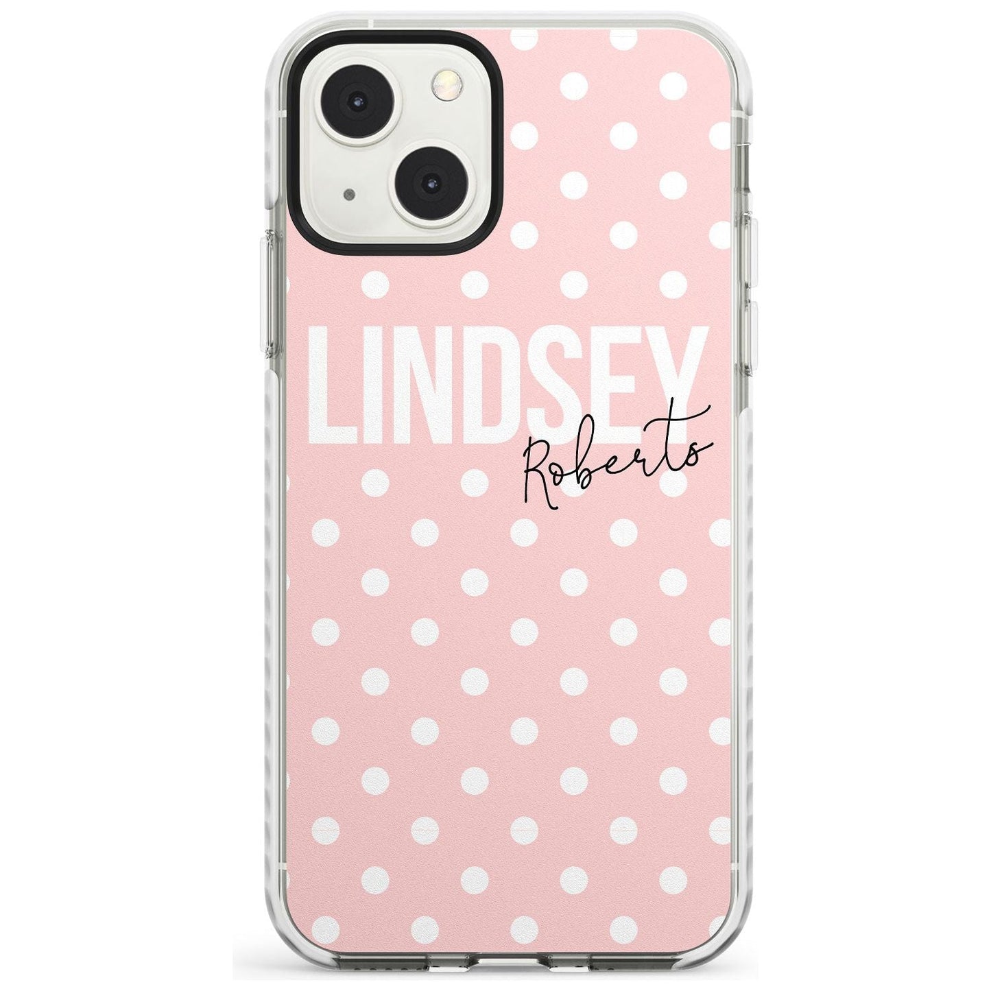 Personalised Pink Polka