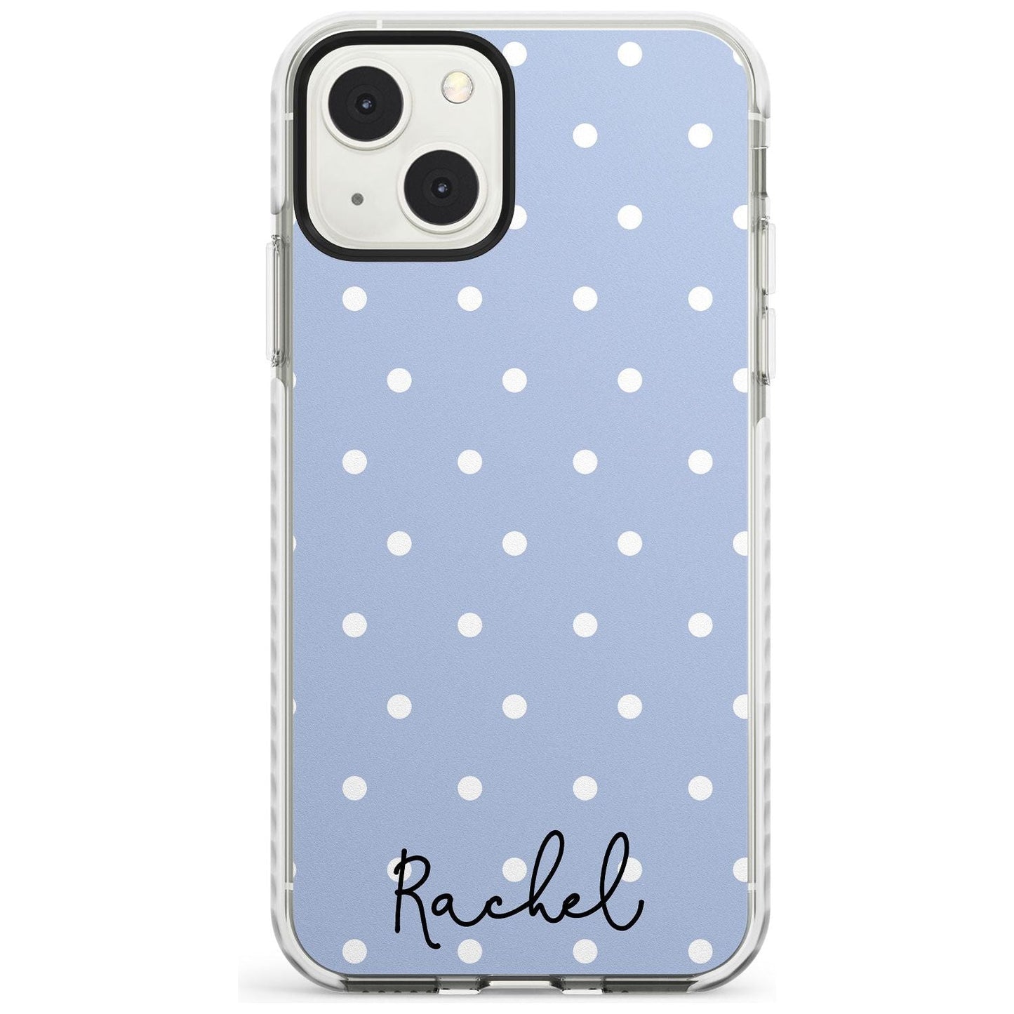 Personalised Simple Light Blue Dots