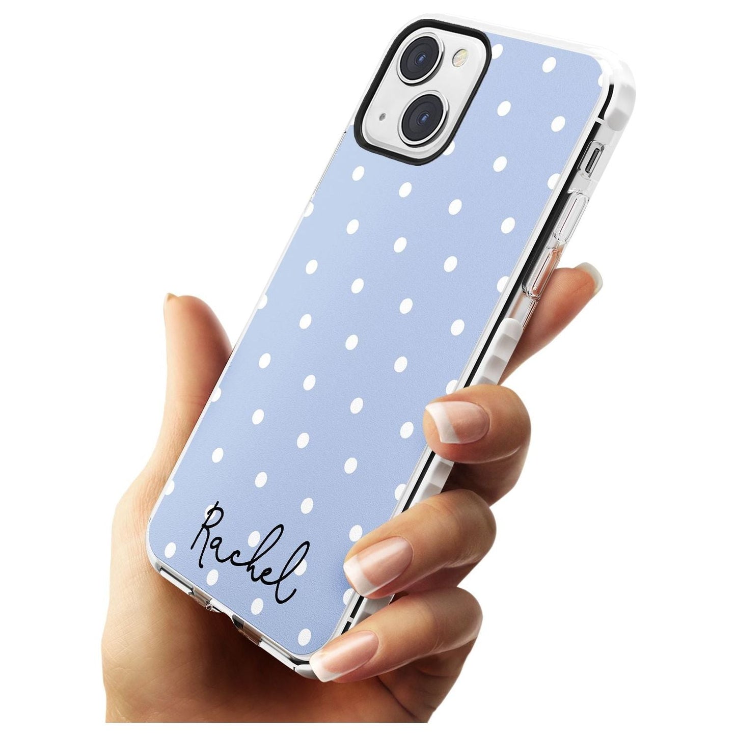 Personalised Simple Light Blue Dots