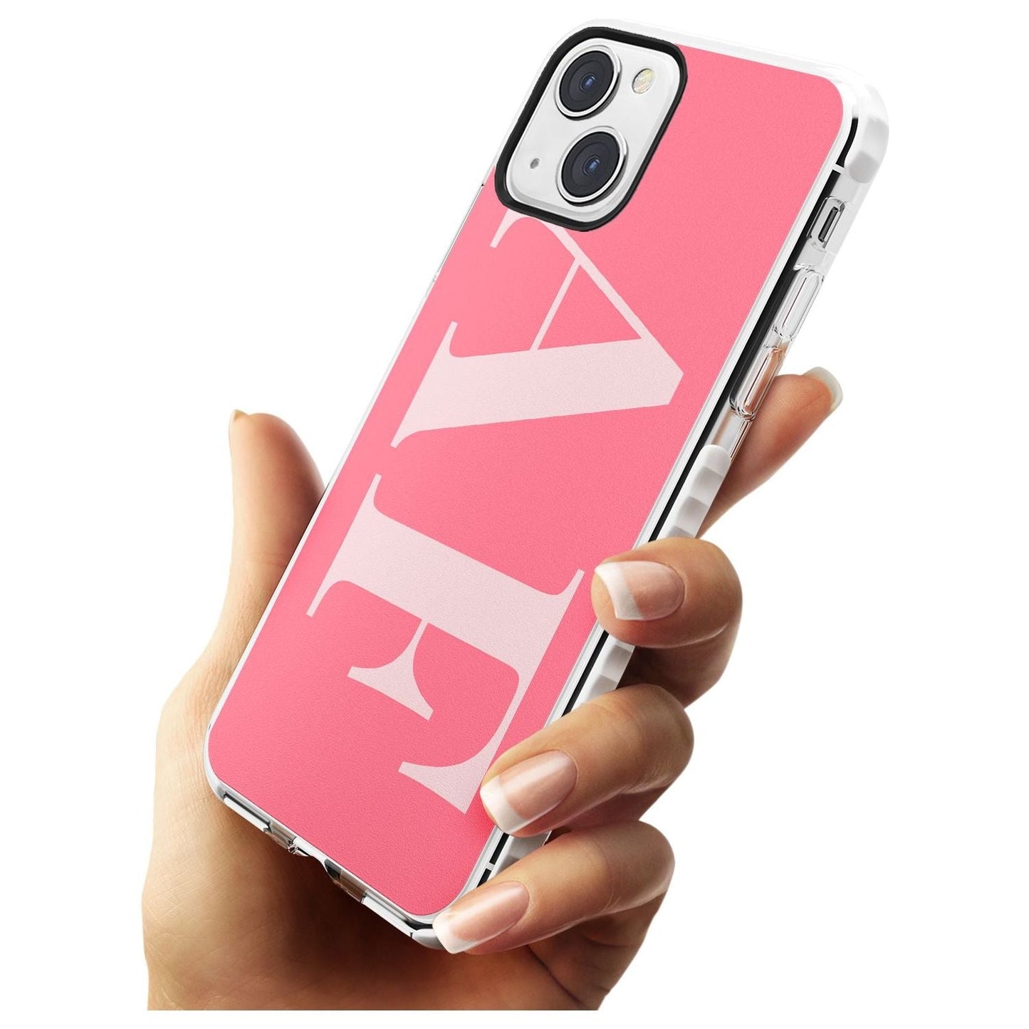 Personalised Light & Dark Pink Green Letters