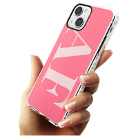 Personalised Light & Dark Pink Green Letters