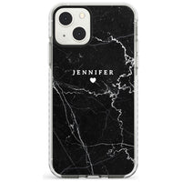 Personalised Black Marble