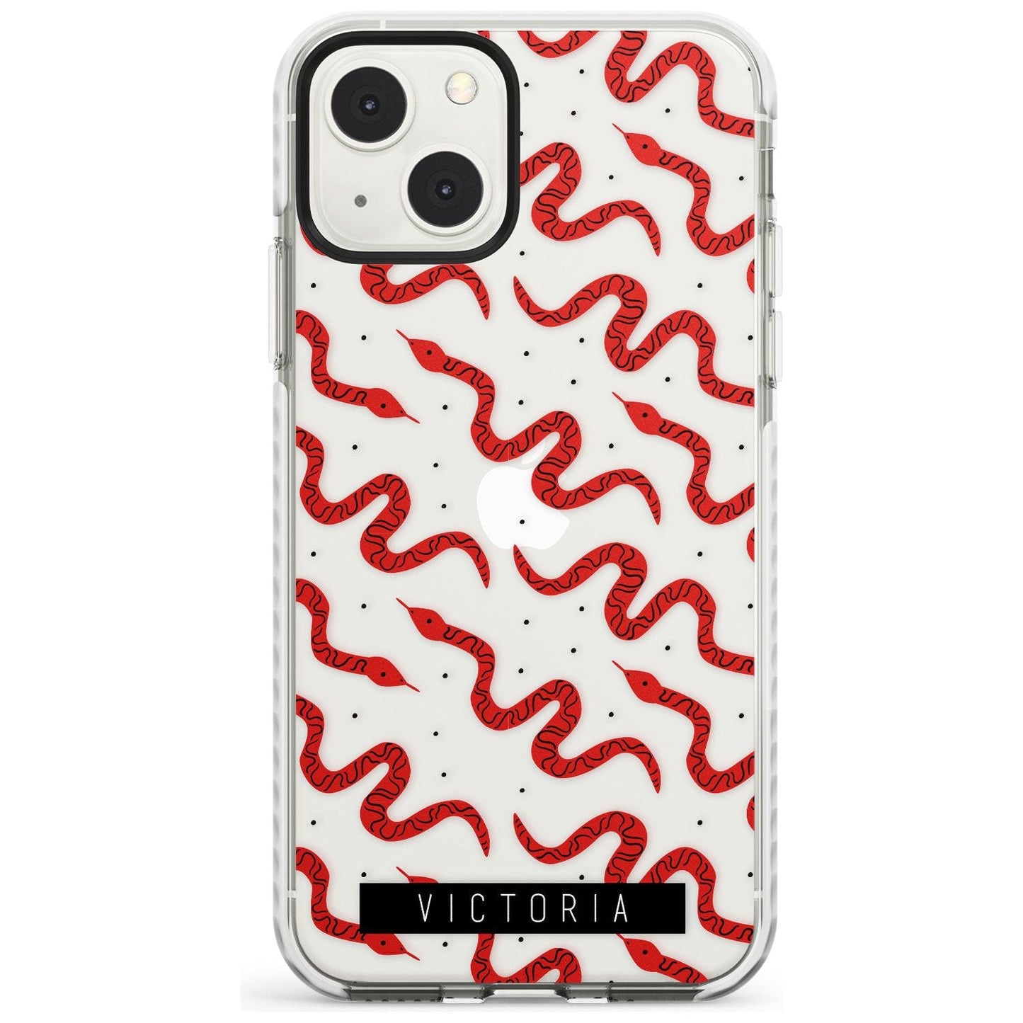 Personalised Red Snake Pattern
