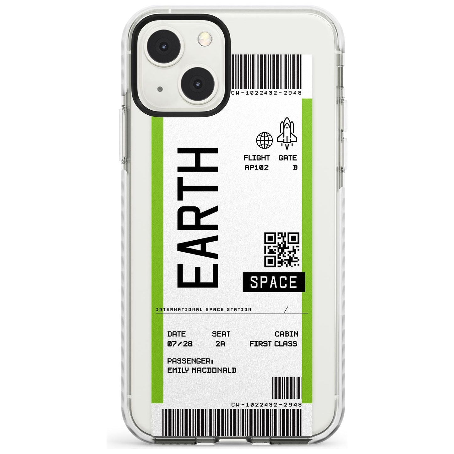Personalised Earth Travel Ticket