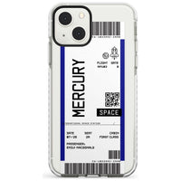 Personalised Mercury Travel Ticket