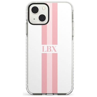 Personalised Minimal Pink Stripe