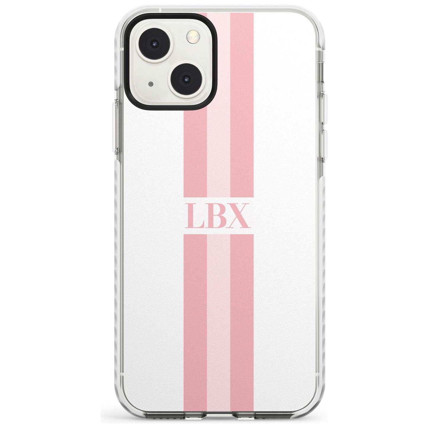 Personalised Minimal Pink Stripe