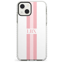 Personalised Minimal Pink Stripe