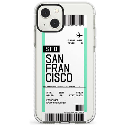 Personalised San Francisco Boarding Pass
